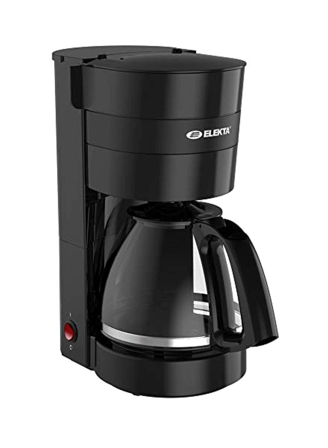 اليكتا ماكينة صنع القهوة سعة 1.25 لتر ECM-89(H) أسود / شفاف - Image 1