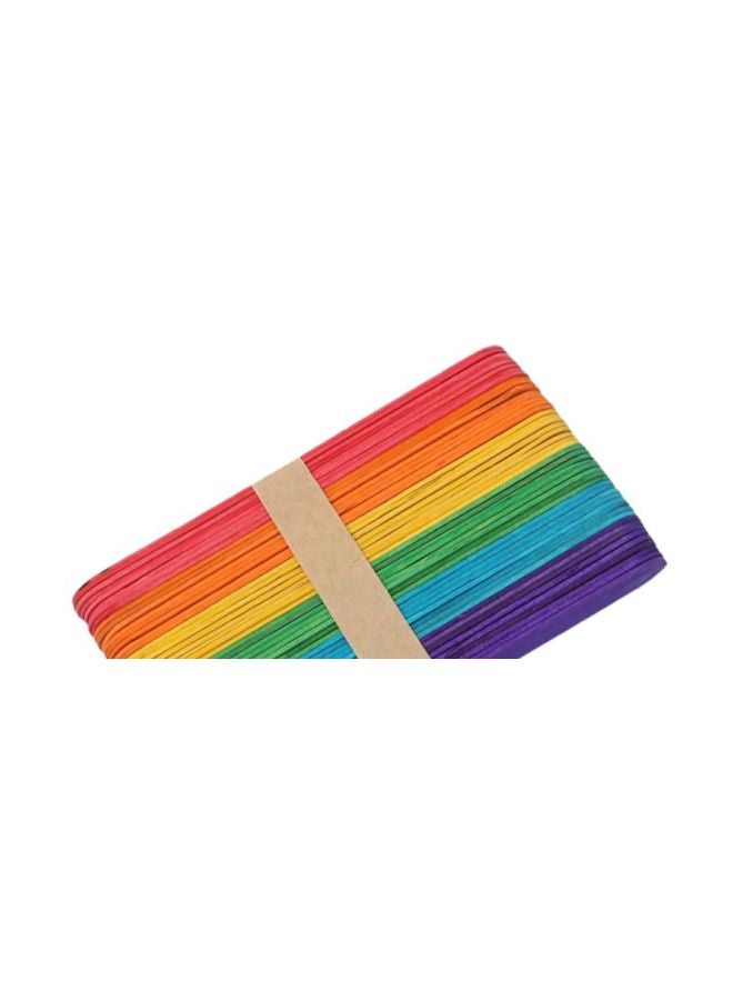 مجموعة لاصقات خشبية 50 قطعة متعدد الألوان - Image 2