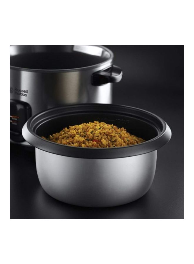 راسيل هوبز جهاز طهي أرز مع جهاز طهي بالبخار - 1.8 لتر 1.8 L 700.0 W 19750 أسود/ فضي  - Image 3