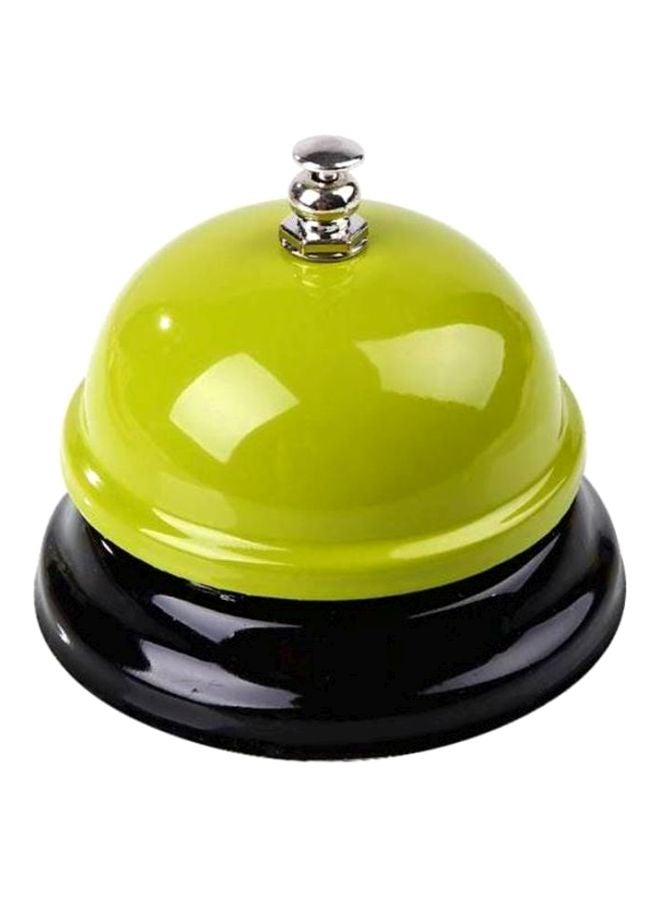 Generic Metal Desk Bell Ring Green/Black/Silver  - Image 1