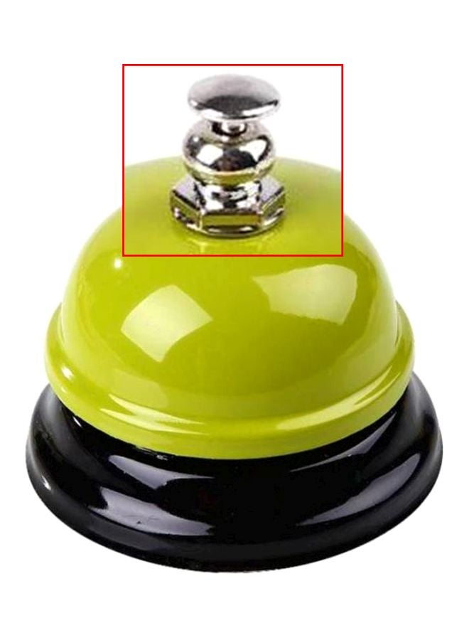 Generic Metal Desk Bell Ring Green/Black/Silver  - Image 2