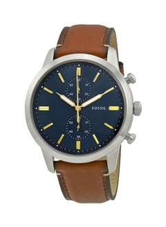 FOSSIL Men's Leather Chronograph Watch FS5279  - Image 1