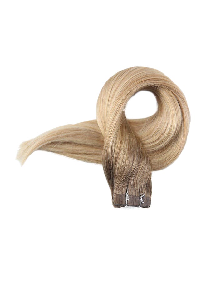 Full Shine Tape-in Remy Human Hair Extension Blonde 16inch  - Image 2