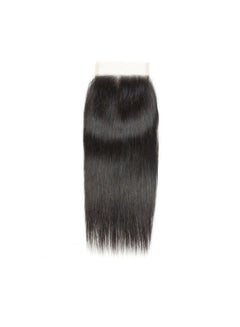 Brazilian Unprocessed Straight Wavy Human Hair Lace Closure Black 16inch - v1571235290/N30640507A_2