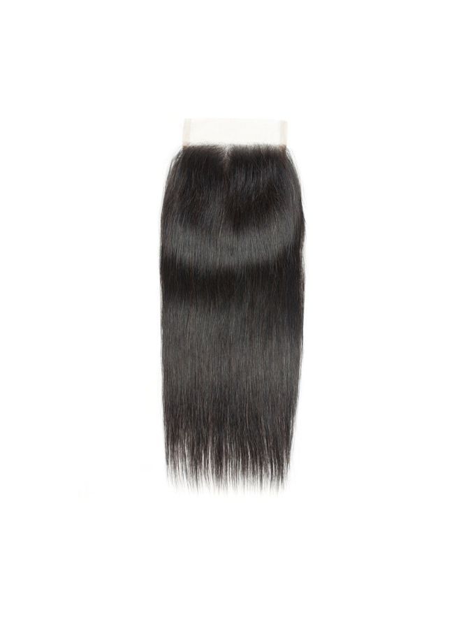 DMS Brazilian Unprocessed Straight Wavy Human Hair Lace Closure Black 18inch - Image 2
