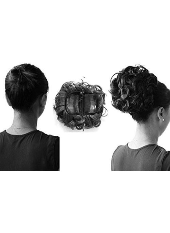 بريتي هير بيس-بان - وصلة شعر مموجة بتصميم ذيل حصان بيج 9بوصة - Image 1