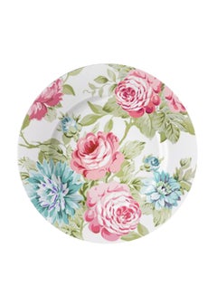 Wackylicious Linda Wood: Floral Pattern Plate Multicolour 10inch  - Image 1