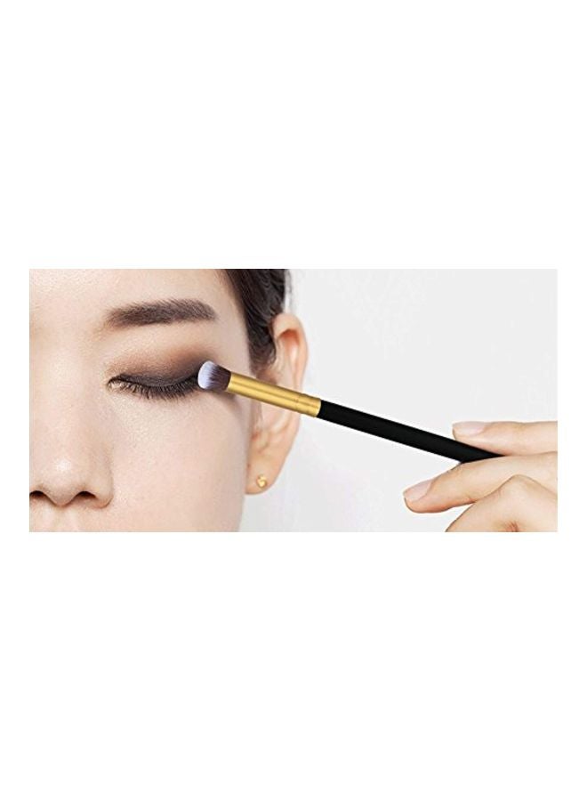 BS Mall 10-Piece Face Makeup Brush Set Golden/Black/Brown - Image 5