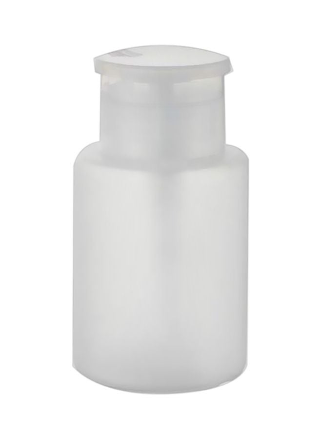 2-Piece Pump Bottles With Secure Flip Top Clear