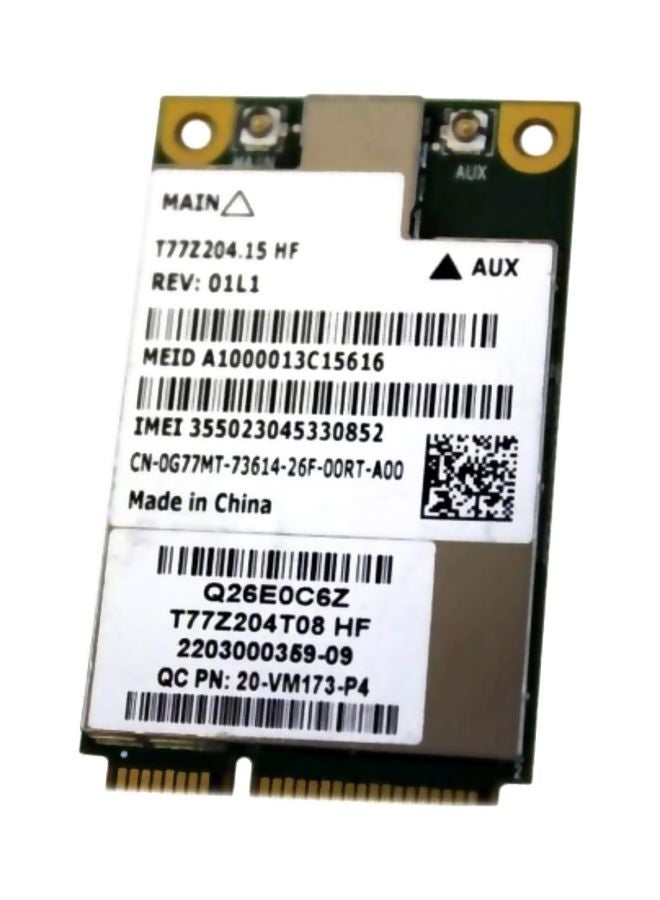 PJ CARD - Wireless Networking Card For Dell Inspiron Green/Black/Gold - Image 1
