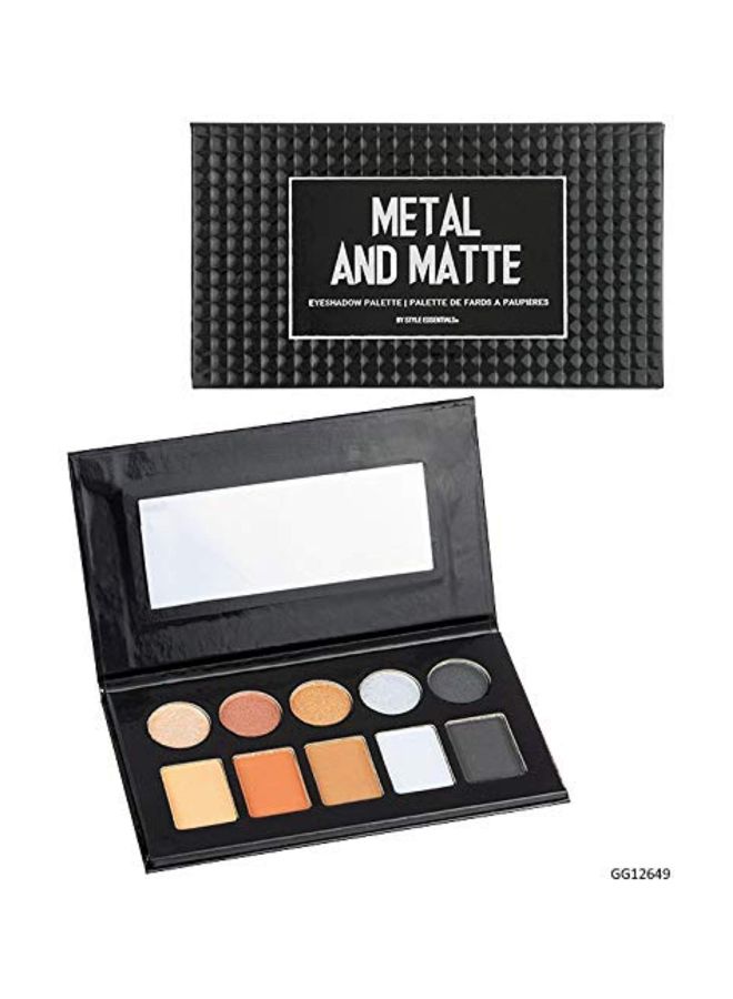 Metal And Matte Eyeshadow Palette Multicolour