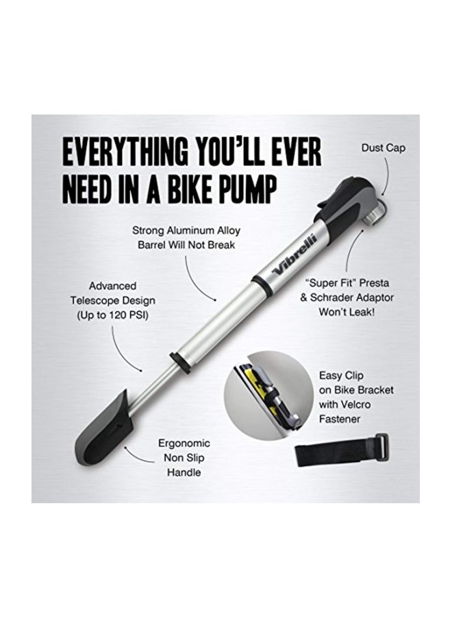 Vibrelli Mini Bike Pump And Glueless Puncture Repair Kit - Image 5