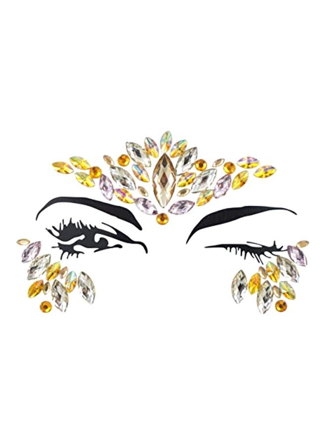 TOPAZ Crystal Studded Sticker Multicolour - Image 1