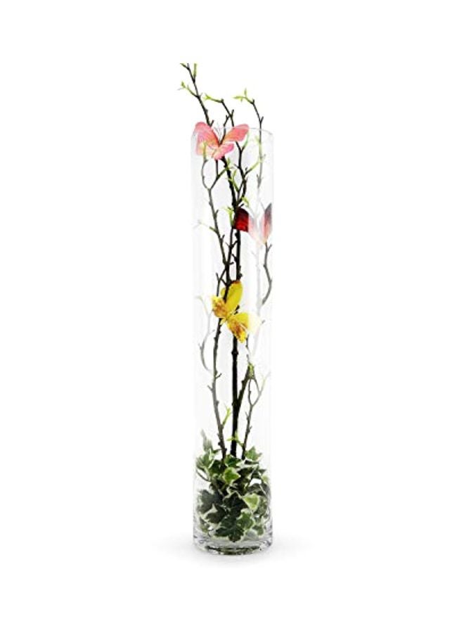 WGV International - Cylinder Glass Vase Clear 4x20inch - Image 1