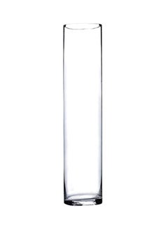 Cylinder Glass Vase Clear 4x20inch