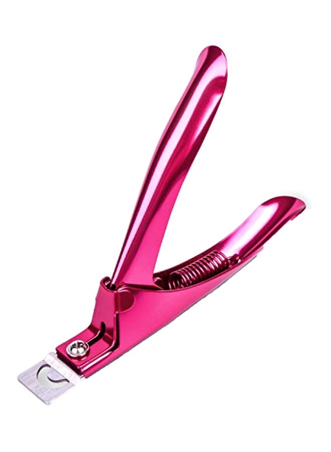 Artificial Acrylic Fake False Nail Tip Clipper Pink/Silver - v1571300207/N31040880A_1