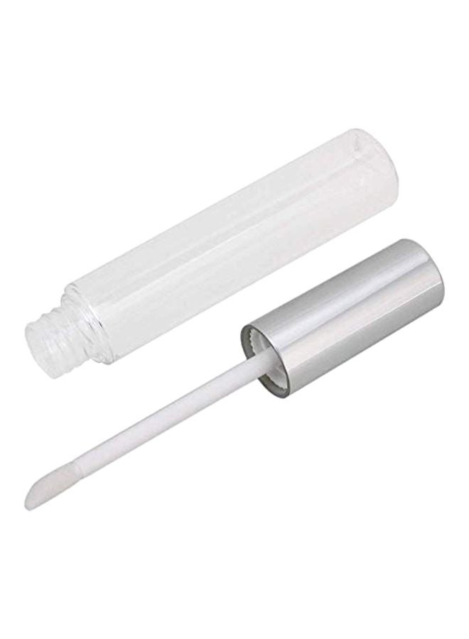 Generic Pack Of 10 Empty Tubes Lip Gloss Balm Cosmetic Mini Containers Silver  - Image 1