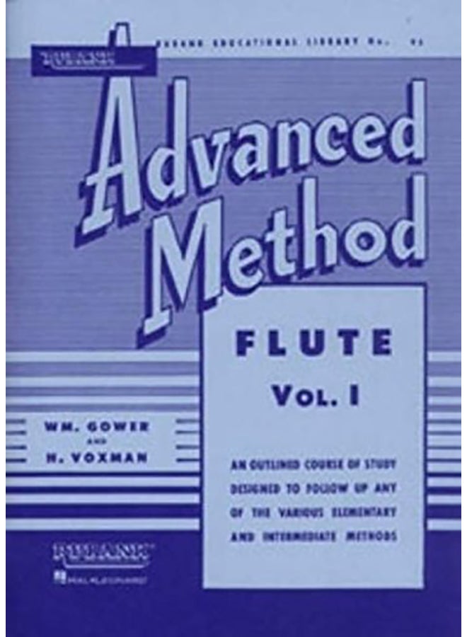 Rubank Advanced Method - Flute Vol. 1 Paperback English by Voxman, H. - 1992