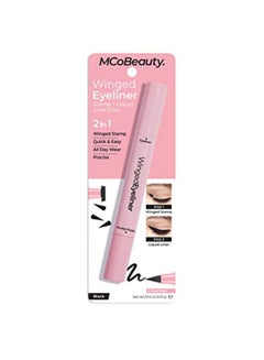 MCoBeauty Waterproof Winged Liquid Eyeliner Pen Black  - Image 2