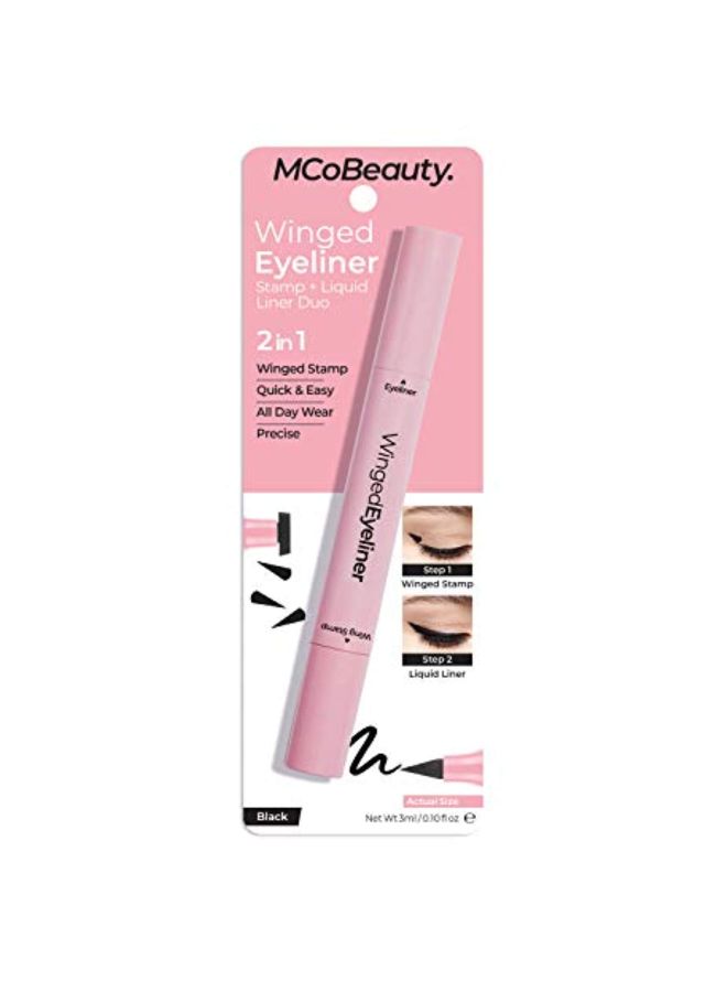 أم سي أو بيوتي قلم تحديد عيون سائل ورفيع ضد الماء أسود - Image 2