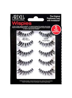 5-Piece Feather Eyelash With Lash Applicator Black
