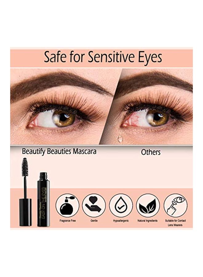 Beautify Beauties Easy On The Eyes Sensitive Eye Mascara Black  - Image 3