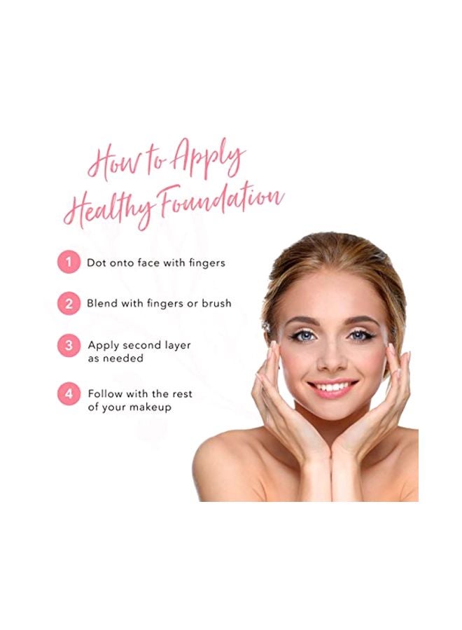 100 % Pure Fruit Pigmented Healthy Foundation Peach Bisque  - Image 5