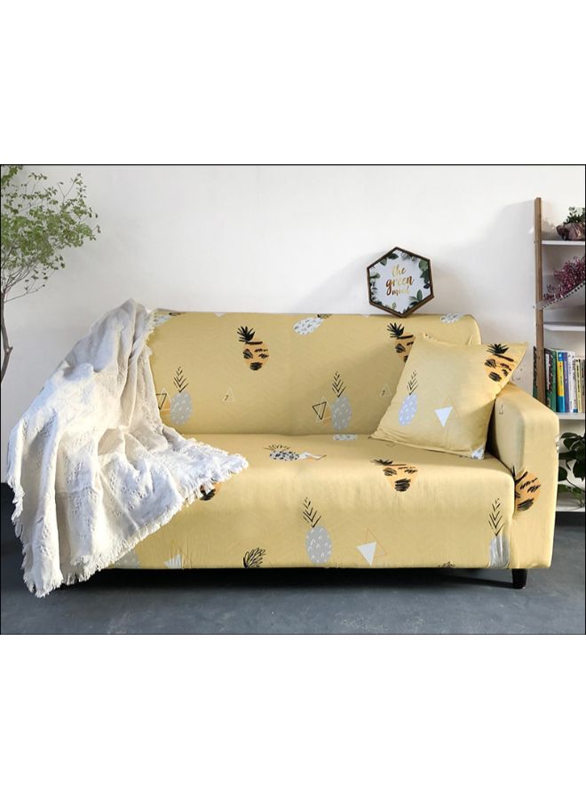Nordic Style Universal Sofa Slipcover Yellow 145-185cm