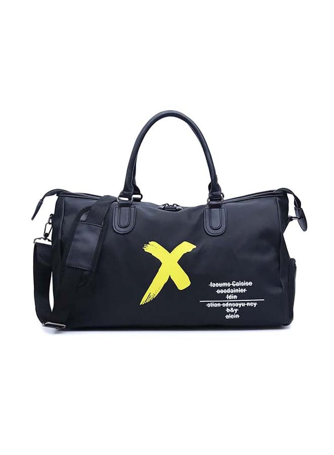Generic - Zipper Closure Large Capacity Duffel Bag Black - Image 1