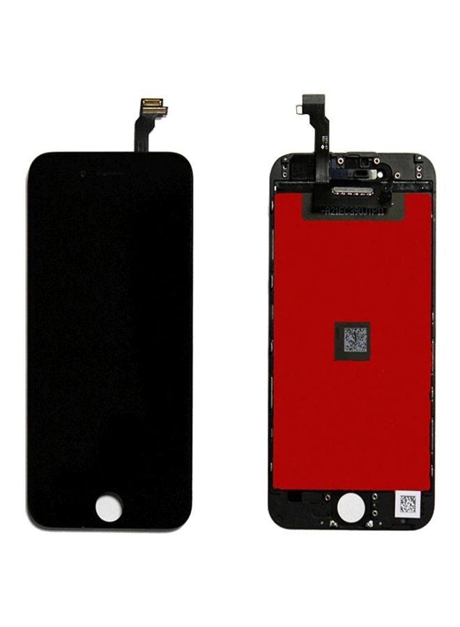 كوكوكا مجموعة تجميع محول شاشة لمس LCD بديلة بإطار ريتينا لهاتف أبل آيفون 6 أسود  - Image 1