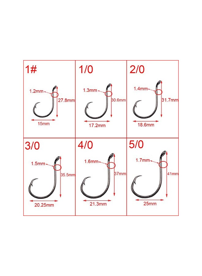 كروش طقم خطافات دائرية على شكل أخطبوط من 15 قطعة - Image 4