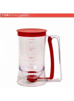 Smile Batter Dispenser With Measuring Label Red/Clear 30cm  - Image 2