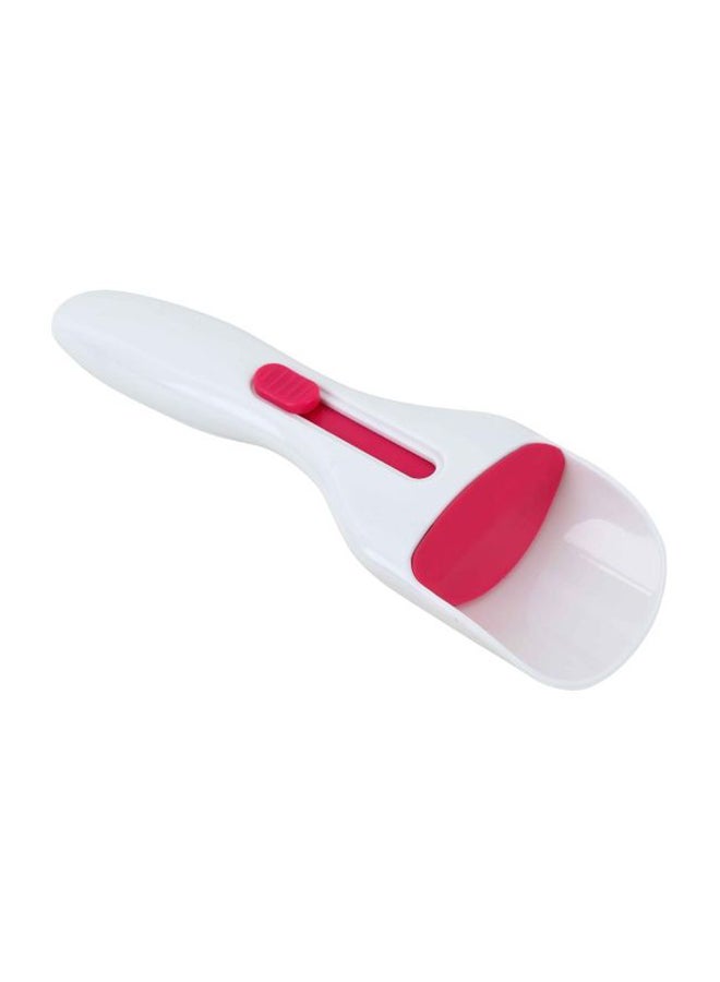 Handheld Batter Dispenser Spoon White/Pink 20centimeter