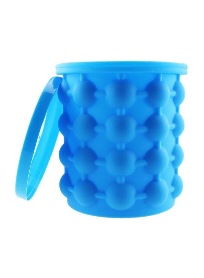 JOULLI Silicone Ice Cube Maker Bucket Blue 10cm 