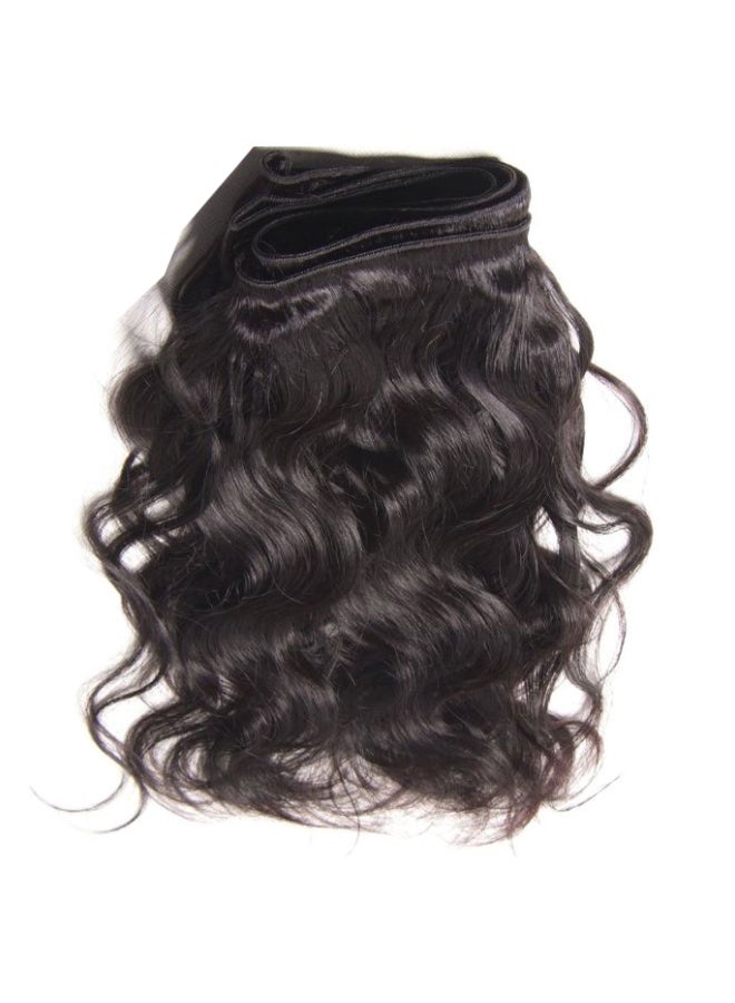 إيه إس وصلة شعر برازيلي طبيعي مجعد غير معالج أسود 16بوصة - Image 2