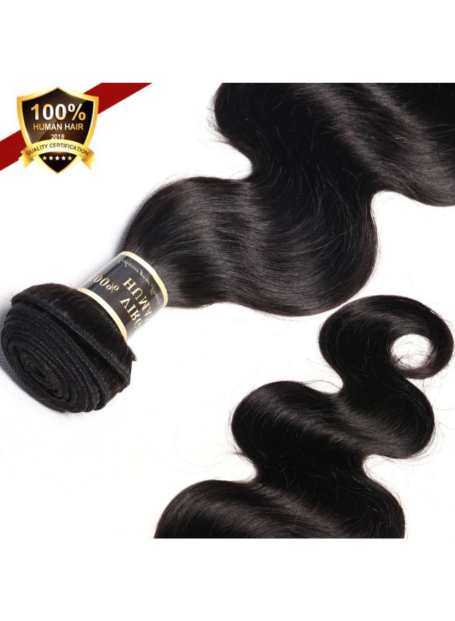 إيه إس وصلة شعر برازيلي طبيعي مجعد غير معالج أسود 16بوصة - Image 5