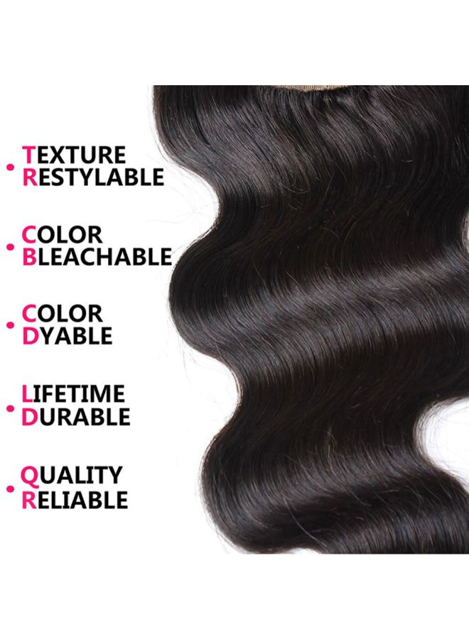 إيه إس وصلة شعر برازيلي طبيعي مجعد غير معالج أسود 16بوصة - Image 4