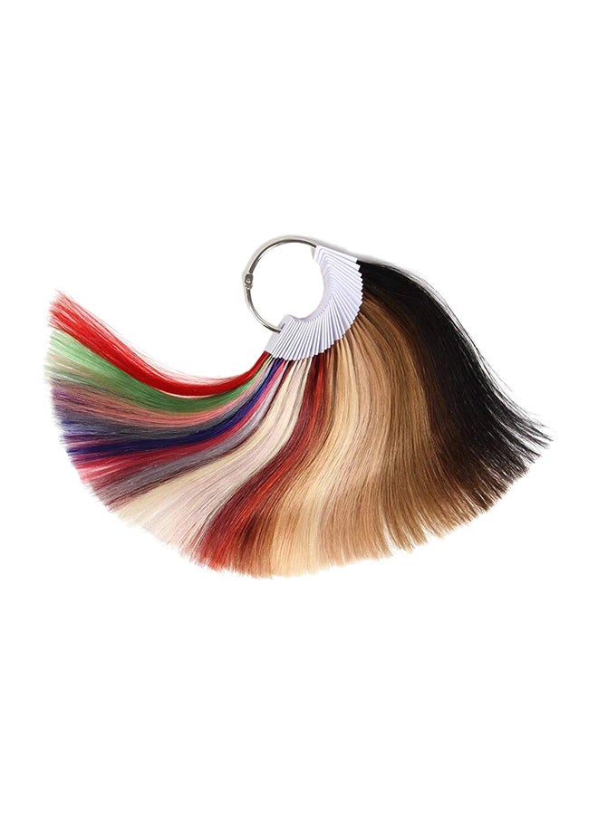 Human Remy Hair Color Ring Sample Testing Kit Multicolour 8inch - v1571330042/N30640658A_1