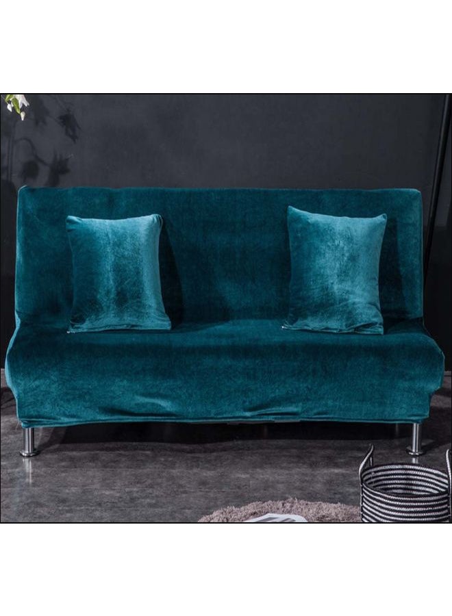 Simple Style Sofa Slipcover Blue