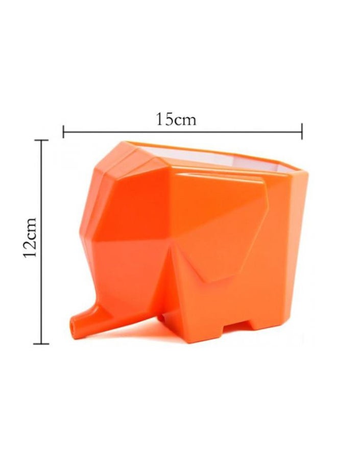 Jumbo Sink Cutlery Toothbrush Holder Orange - Image 2