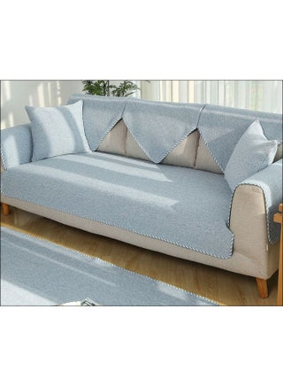 Solid Pattern Sofa Slipcover Blue - v1571376522/N30761435A_1