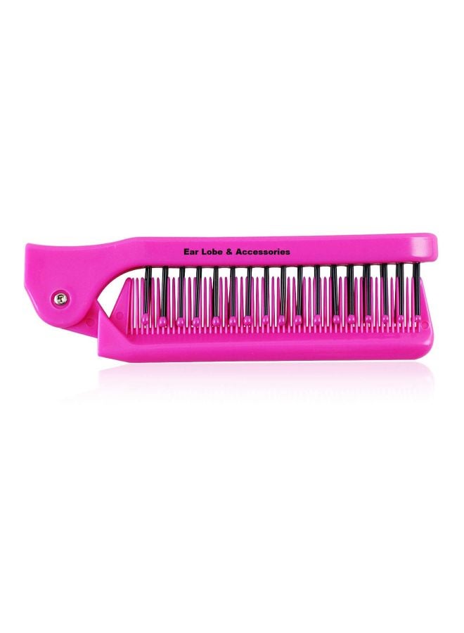 Folding Plastic Comb Pink/Black - v1571377881/N29268709A_3