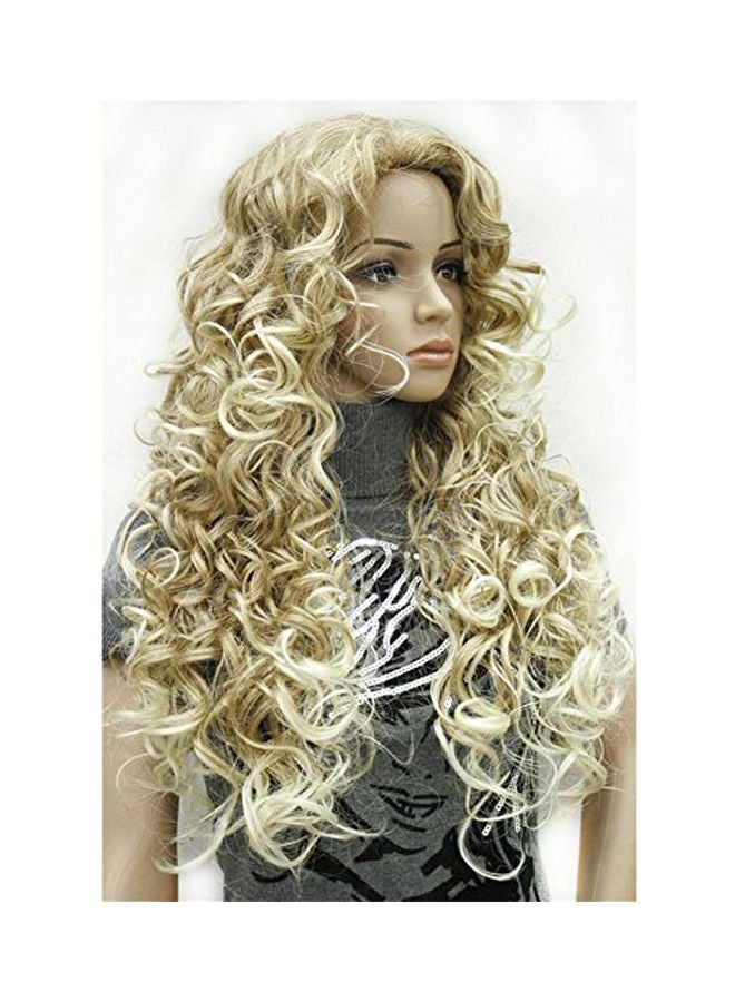 Long Wavy Synthetic Hair Wig Beige - v1571378149/N29309057A_3