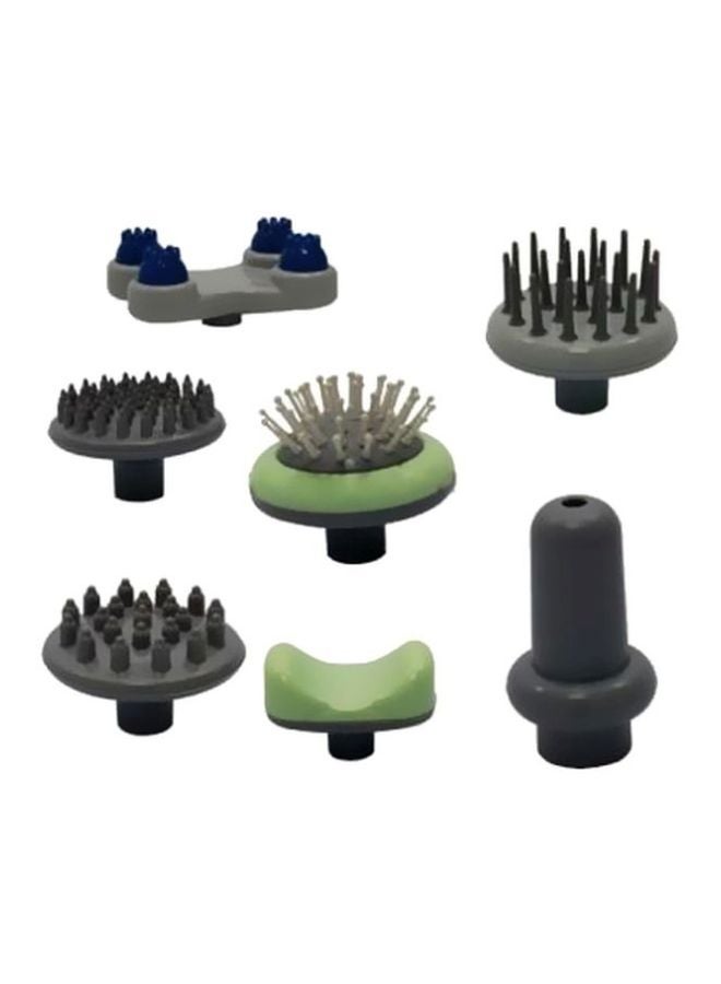 بلو آيديا طقم جهاز التدليك السحري المكون من 8 قطع وردي/رمادي/بيج - Image 3