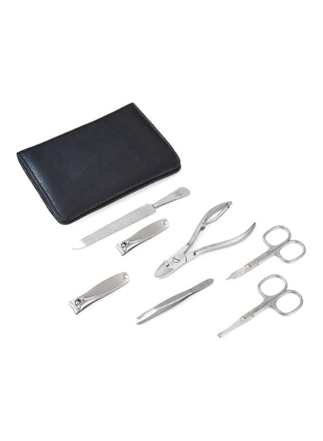 Niegeloh 7-Piece Imantado Manicure Grooming Set With Case Silver  - Image 1