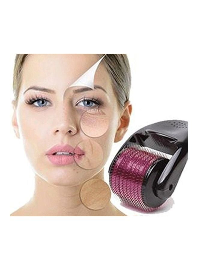 endim - Titanium Microneedle Derma Roller Pink/Black - Image 1