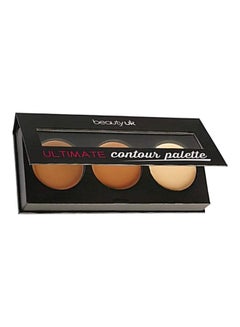 Beauty UK Ultimate Cream To Powder Contour Palette Brown/Beige  - Image 1