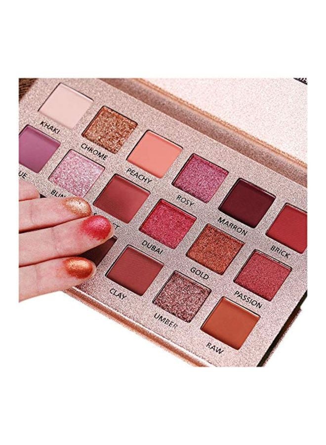 Bestland 18 Color Matte Eyeshadow Palette Rosy/Gold/Passion  - Image 3