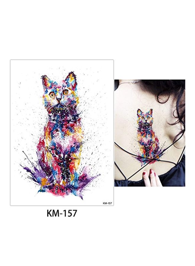 Glaryyears Pack Of 5 Temporary Tattoo Sheets Multicolour - Image 3