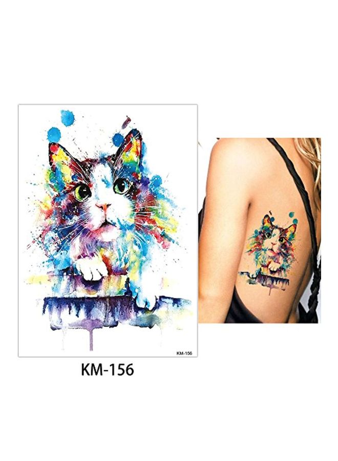 Glaryyears Pack Of 5 Temporary Tattoo Sheets Multicolour - Image 2